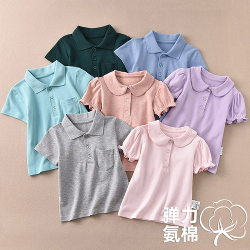 2025夏季新款儿童短袖polo衫