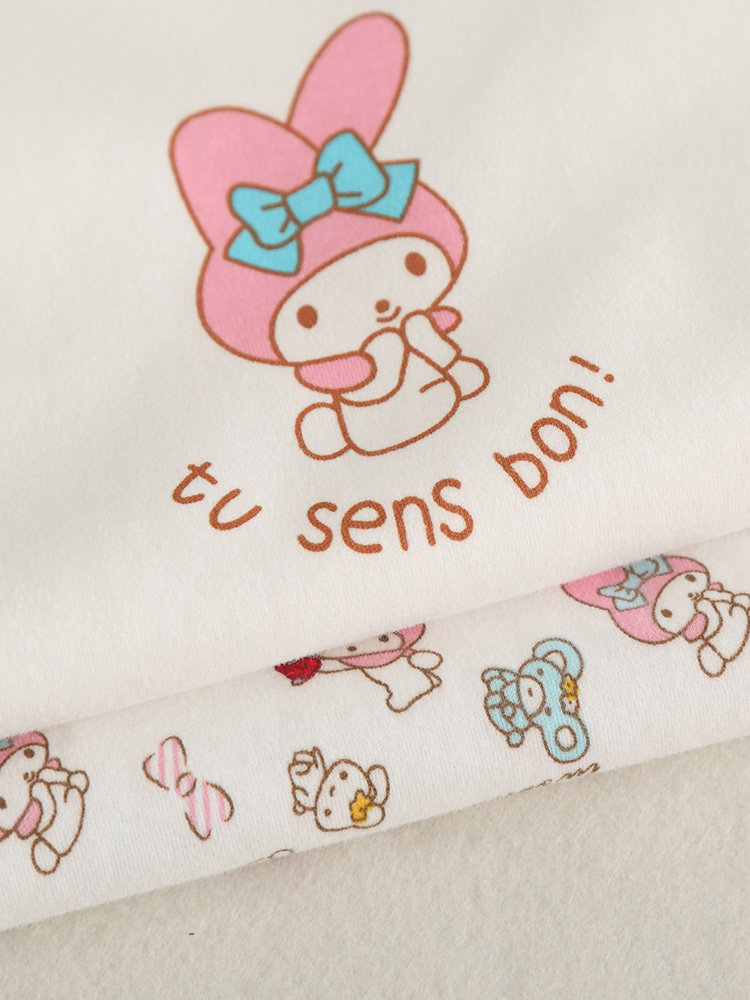 일본 봄 가을 새로운 스타일의 소녀 순면 가을 옷과 가을 바지 뼈없는 기모 농축  의 내부 바닥 셔츠와 따뜻한 옷