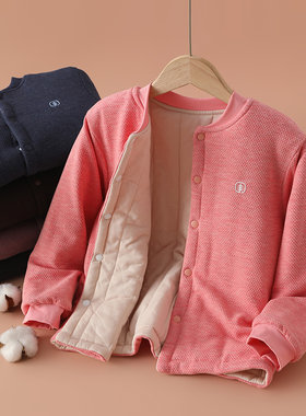 儿童加厚校服内搭德绒保暖棉衣