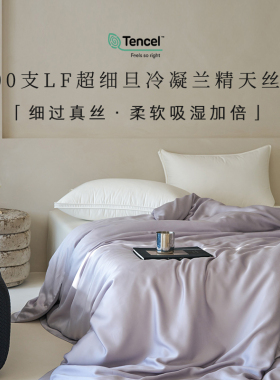 细过真丝丨高端A类200支LF级Micro超细旦兰精天丝莱塞尔被套被罩