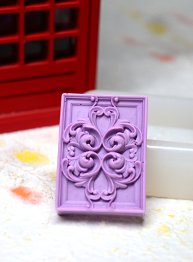 G328单块硅胶模具手工皂皂基肥皂成品100克冷制皂diy硅胶漂亮