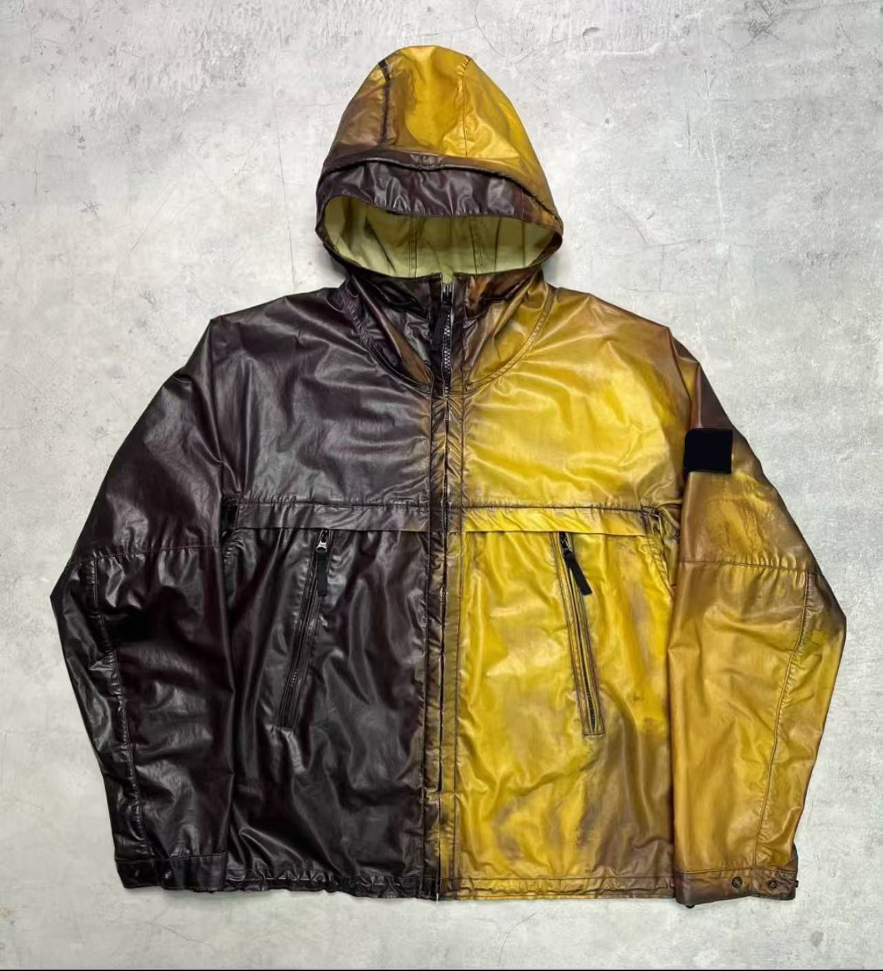 thumbnail for S brand heat-sensitive color-changing jacket with a cloak chain