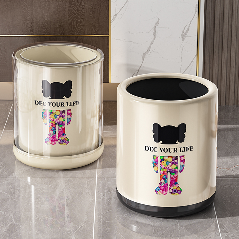 星优圆桶型垃圾桶13L加厚