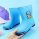 通用宝宝防水鞋 男女童可爱卡通四季 防滑学生中筒雨靴 新款 儿童雨鞋