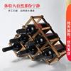desktop personality ornament Swing frame Wine rack household woodiness Table Winery Shelf bar Wood color Bar Desk