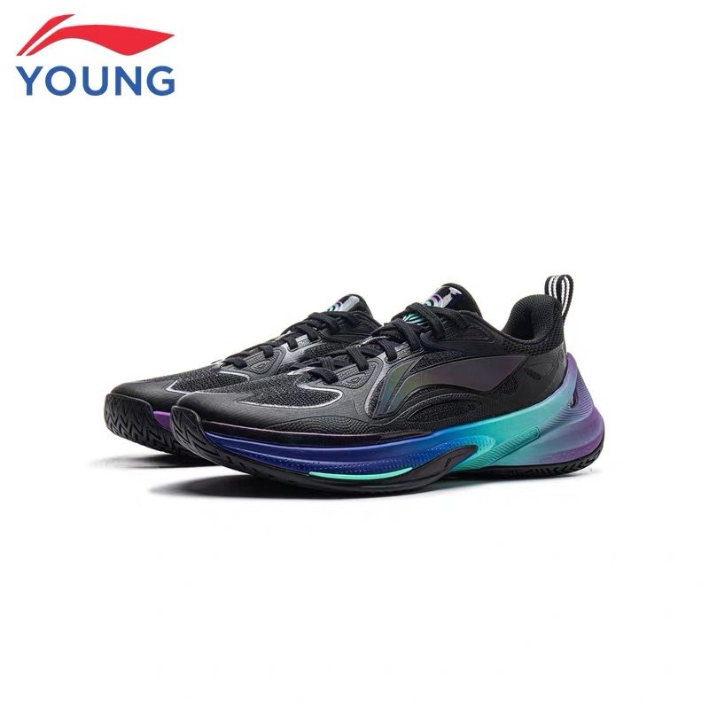 李宁儿童篮球鞋男童先锋灵6TEAMV2专业比赛透气减震运动鞋YKBV056