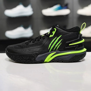 李宁男大童篮球鞋2025夏季新款怒放V2减震回弹儿童运动鞋YKBV026