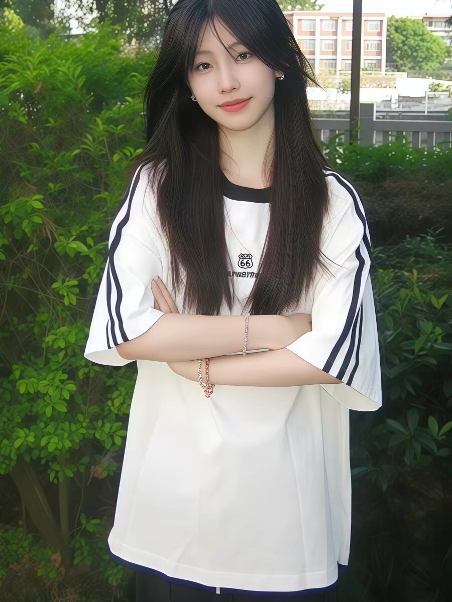 美式纯棉短袖T恤女夏季新款韩版T恤