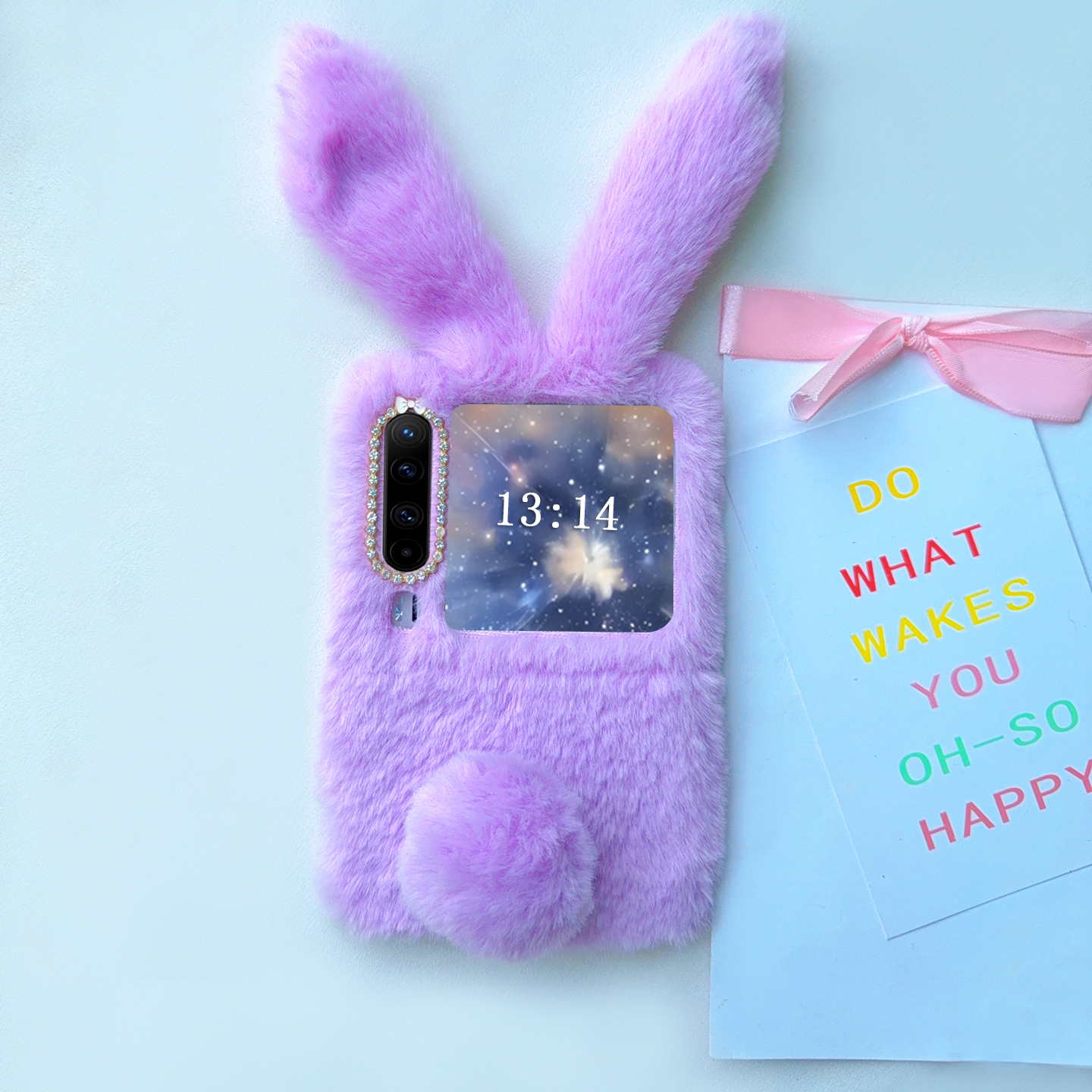 可爱毛茸茸适用华为purax手机壳典藏版女款毛绒卡通防摔p50pocket2s保护壳novaflipS小折叠屏时尚可爱新品潮