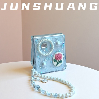 适用三星zflip7女款手链手工壳