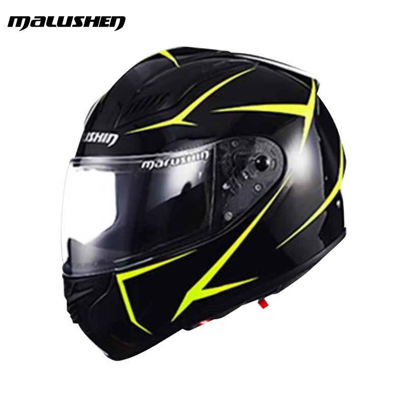 马鲁申B5摩托车全盔男女通用3c认证玻璃钢机车头盔四季防雾