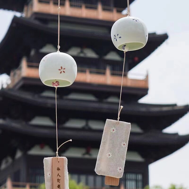 日式家具庭院子手工精致樱花风铃