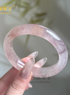 天然金丝玉手镯新疆紫罗兰玉手镯镯子女款手镯