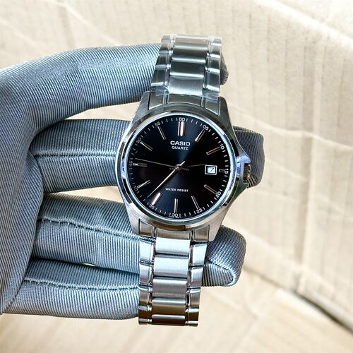 卡西欧手表男石英商务休闲简约指针日历情侣表 MTP-1183A-7A 1184