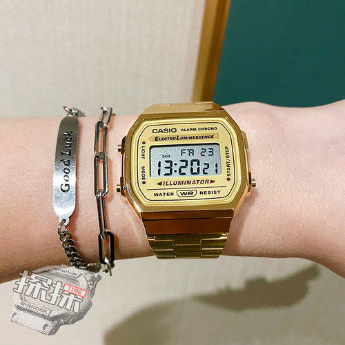 caiso卡西欧小金表复古中性