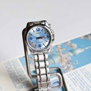 casio卡西欧复古手表女学生碎碎冰防水石英手表LTP-1314D-2A/5A