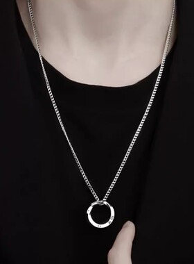 BlingBling莫比乌斯钛钢蛇骨链男