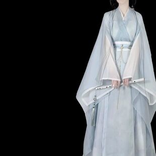 魏晋风汉服女款2025新款成人南北朝清冷仙侠风古装小个子大袖襦