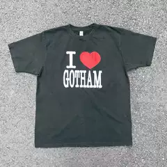 【Bound2】Number Nine I Love Gotham Slogan Tee Heavily Washed Distressed T-Shirt