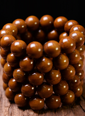 招财紫金鼠光珠绕指柔手串圆珠菩提子正圆老料佛珠念珠手把件文玩