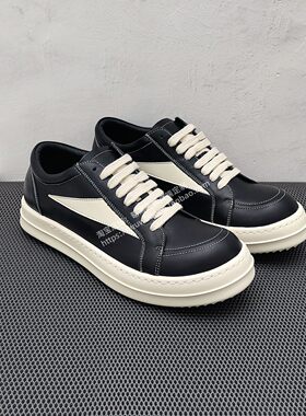 2025新款低帮男鞋子ro侵权款dunk元年暗黑真皮大尺码厚底增高板鞋