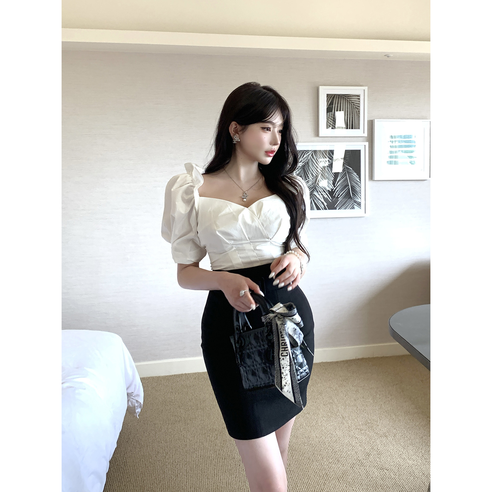 现货【French style情书篇】——抵挡不住vibe的法式荷叶边衬衫