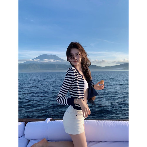 镇店品【黑松露】+Pr*da配色“有点小品味的”降温纱线开衫