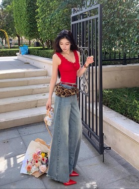 现货【竹节丹宁】Bal慢工调性开发 自带潮感DNA的竹节感牛仔长裤