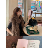 现货 马甲皮草 山羊绒皮毛一体 雪落挪威——Snow fall软黄金