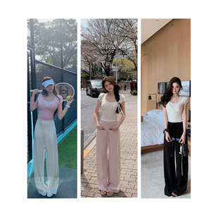 水感系列 25ss 通勤也想穿 舒服 现货 垂垂裤 cozy都氧裤