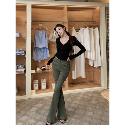 限量【布鲁克街头】solo citywalk高阶版瘦腿微喇工装裤/连帽上衣