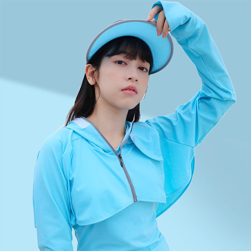 HOII后益女冰感旅游夏季出行罩衫