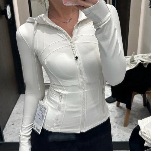 女士长袖防晒连帽瑜伽服
