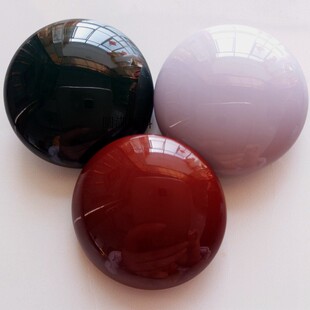 百搭墨绿色枣红色灰色羊绒毛呢貂绒羊剪绒大衣纽扣高档厚蘑菇扣子