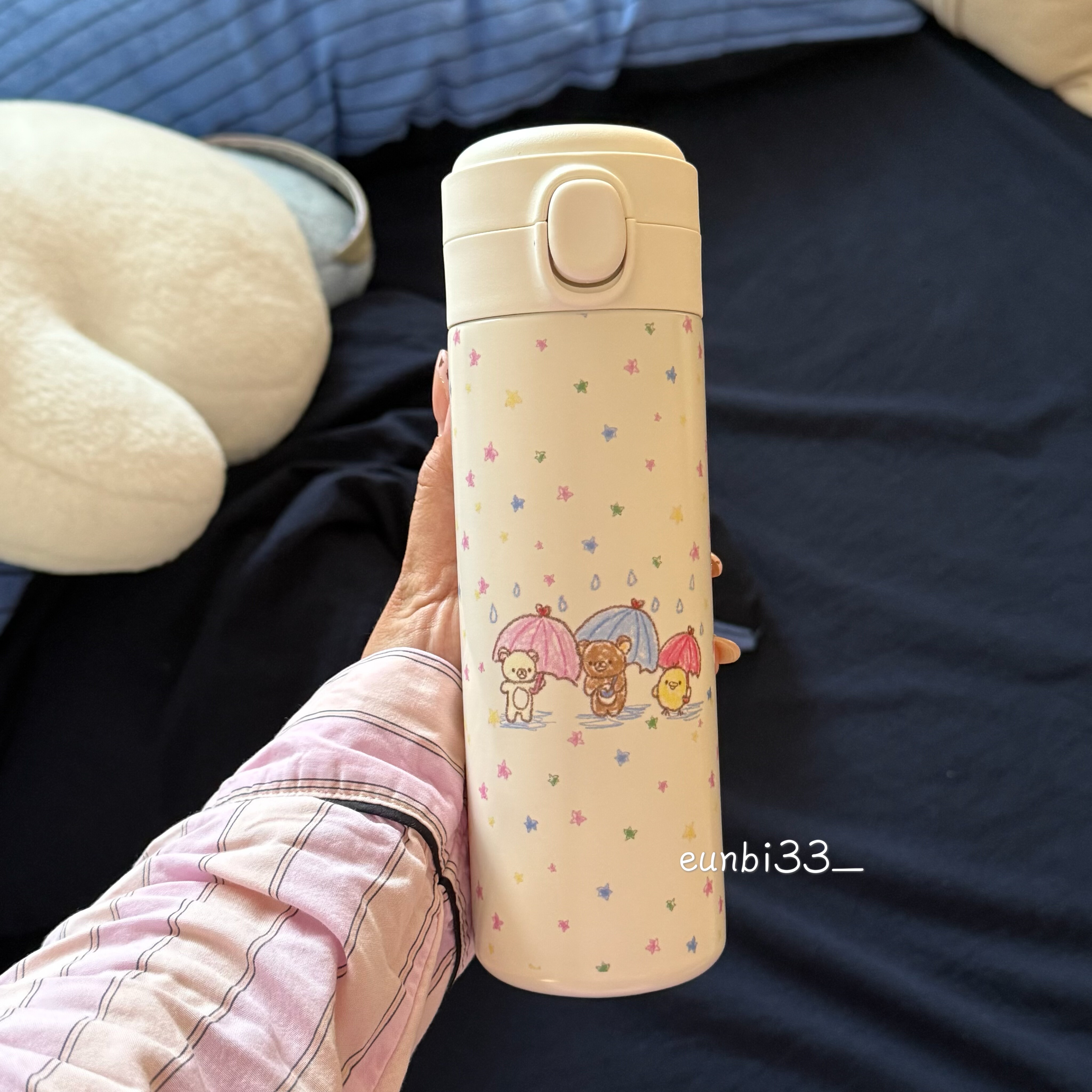 「满印轻松熊」原创保温杯可爱杯子保温杯水杯大容量304～