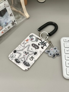 原创设计正版有版权涂鸦星星庆祝快乐卡套公交车卡保护套饭卡套