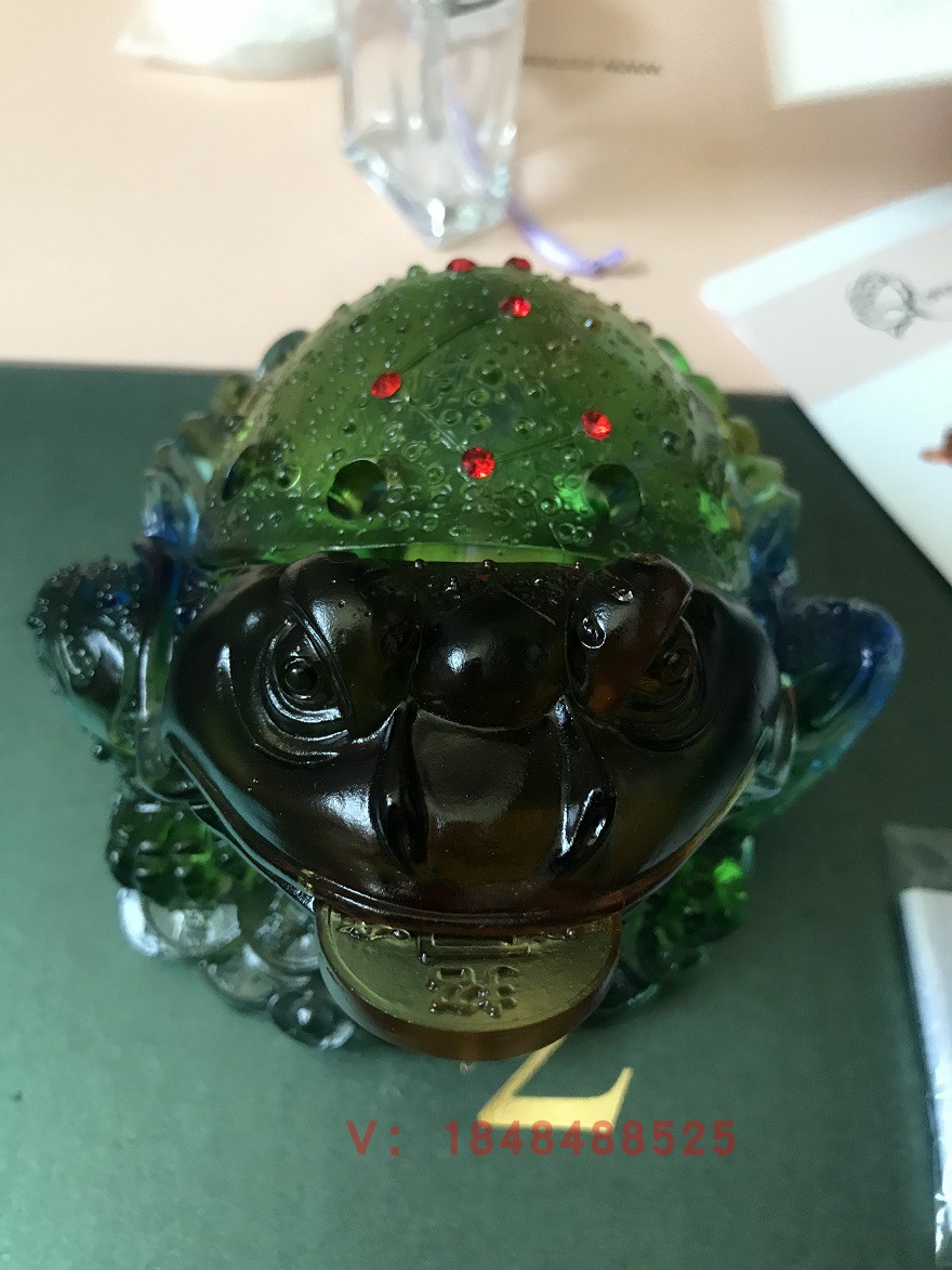 福聚金牛满载而归琉璃薰香座