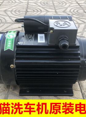 黑猫QL360C/380C洗车机泵头原装电机220V/380V九久清洗机电机0720