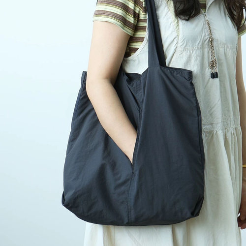大容量尼龙布单肩包托特包