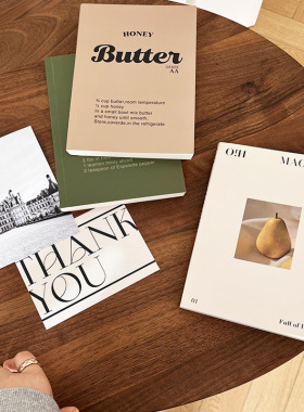 英文内页时尚杂志书真书样板间