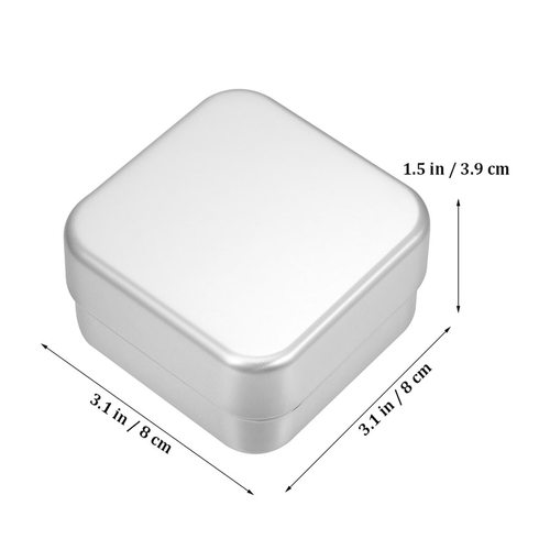 方形金属手工肥皂盒化妆品铝盒收纳盒金属包装盒Aluminum Soapbox
