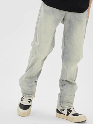 UNKNOWTAL长裤水洗做旧四季