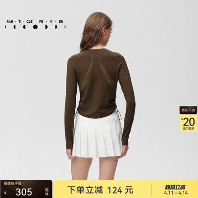 粒子狂热运动长袖春秋女修身