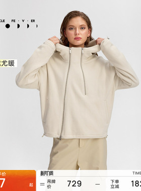 【抓绒】运动卫衣秋冬女摇粒绒长袖套头衫外套JK057V2 | 粒子狂热