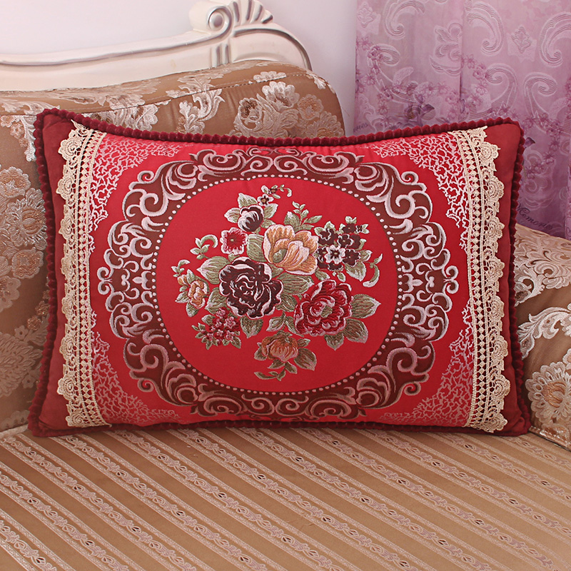 欧式奢华抱枕靠垫沙发床头靠枕办公室午睡枕汽车腰枕套含芯包邮