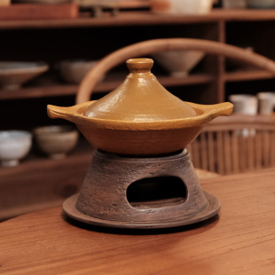 《悦野Studio》煲仔饭塔吉锅 高温耐火泥 可以干烧