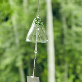 随风旋转 饰 声音清脆 手工琉璃风铃和风铃铛庭院民宿装 玩物志日式