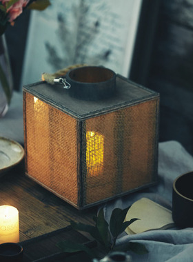 日式和风夜灯床头柜书房茶室氛围灯茶道装饰灯笼摆件庭院走廊挂灯