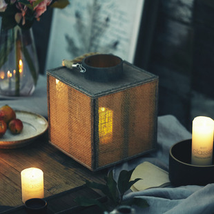 日式 饰灯笼摆件庭院走廊挂灯 和风夜灯床头柜书房茶室氛围灯茶道装