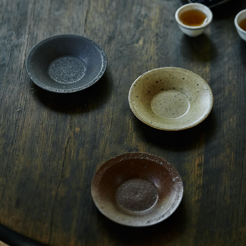 玩物志手工粗陶小菜糕点茶杯垫